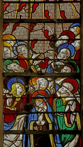 Vetrata raffigurante gli Apostoli a Pentecoste